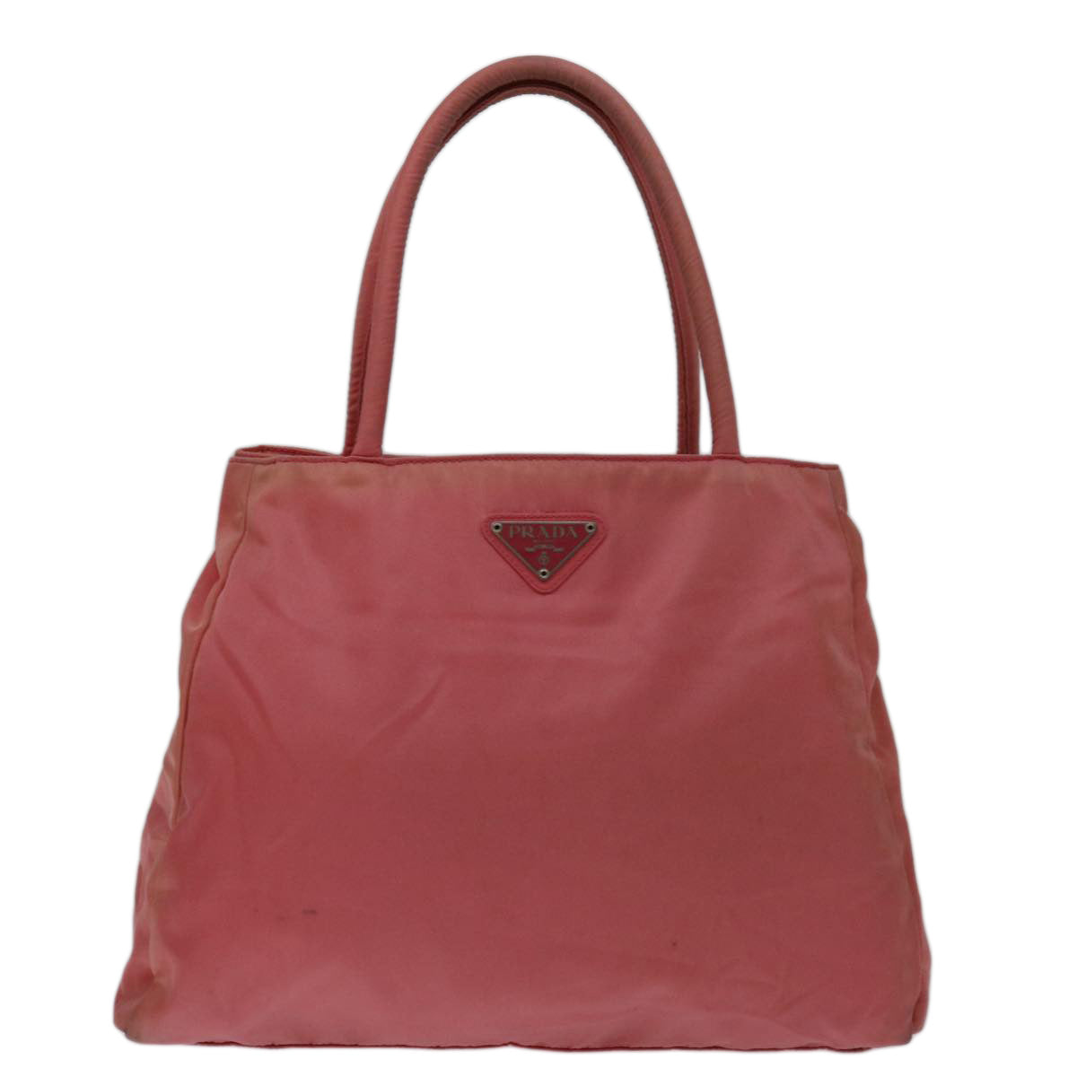 PRADA Hand Bag Nylon Pink Auth bs13247