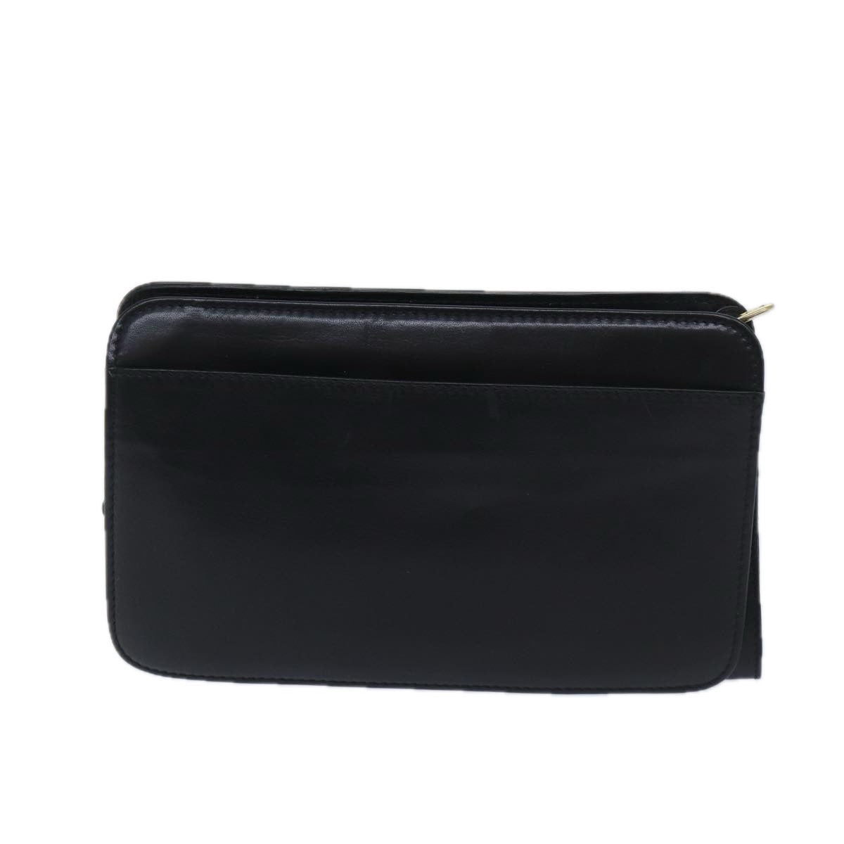 Luxury CELINE Clutch Bag Leather Black 13276