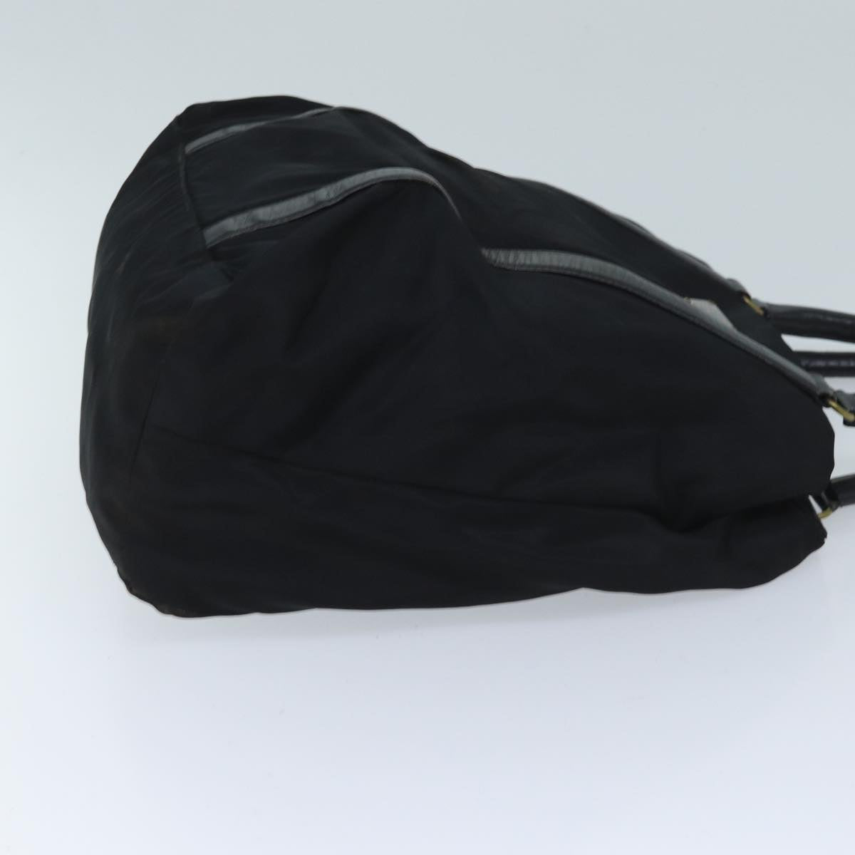 PRADA Hand Bag Nylon Black Auth bs13283