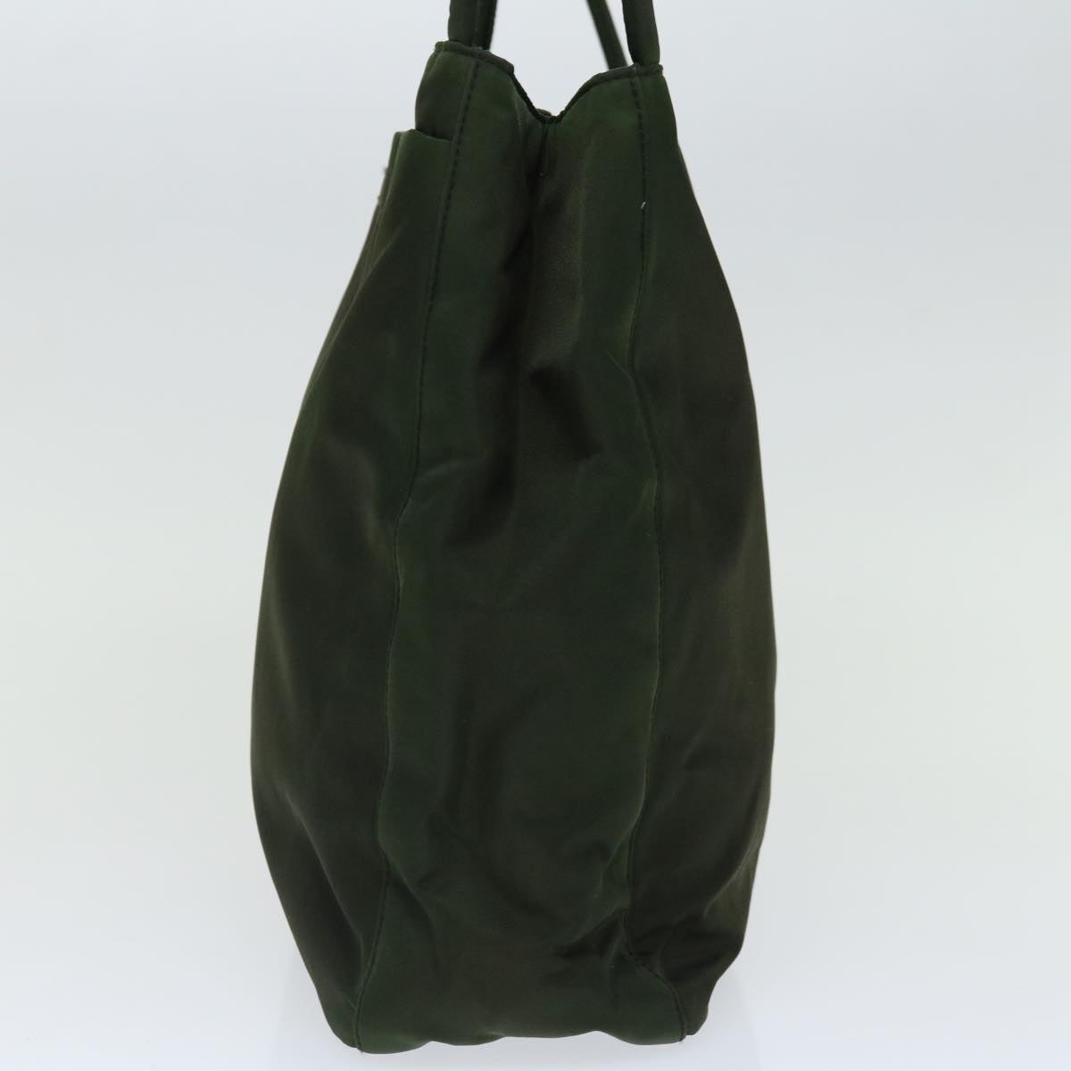 PRADA Shoulder Bag Nylon Khaki Auth bs13401