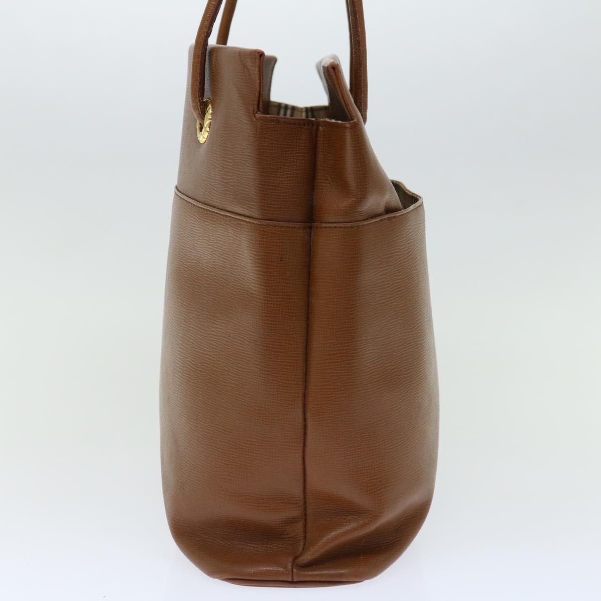 Burberry Shoulder Bag Leather Brown Auth bs13405
