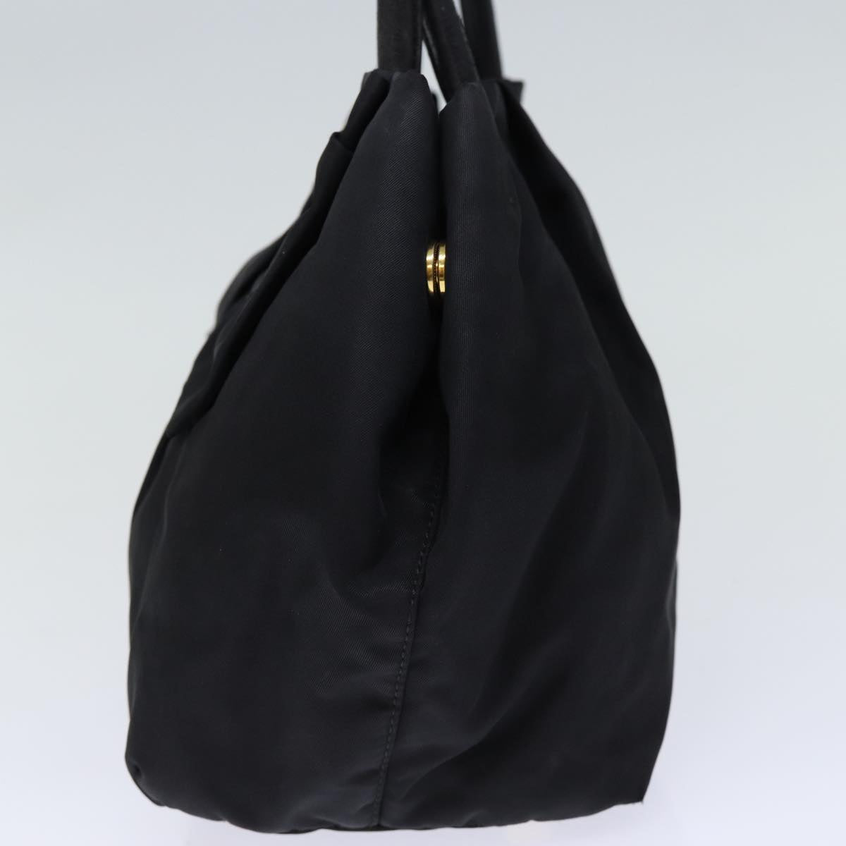 PRADA Hand Bag Nylon Black Auth bs13723