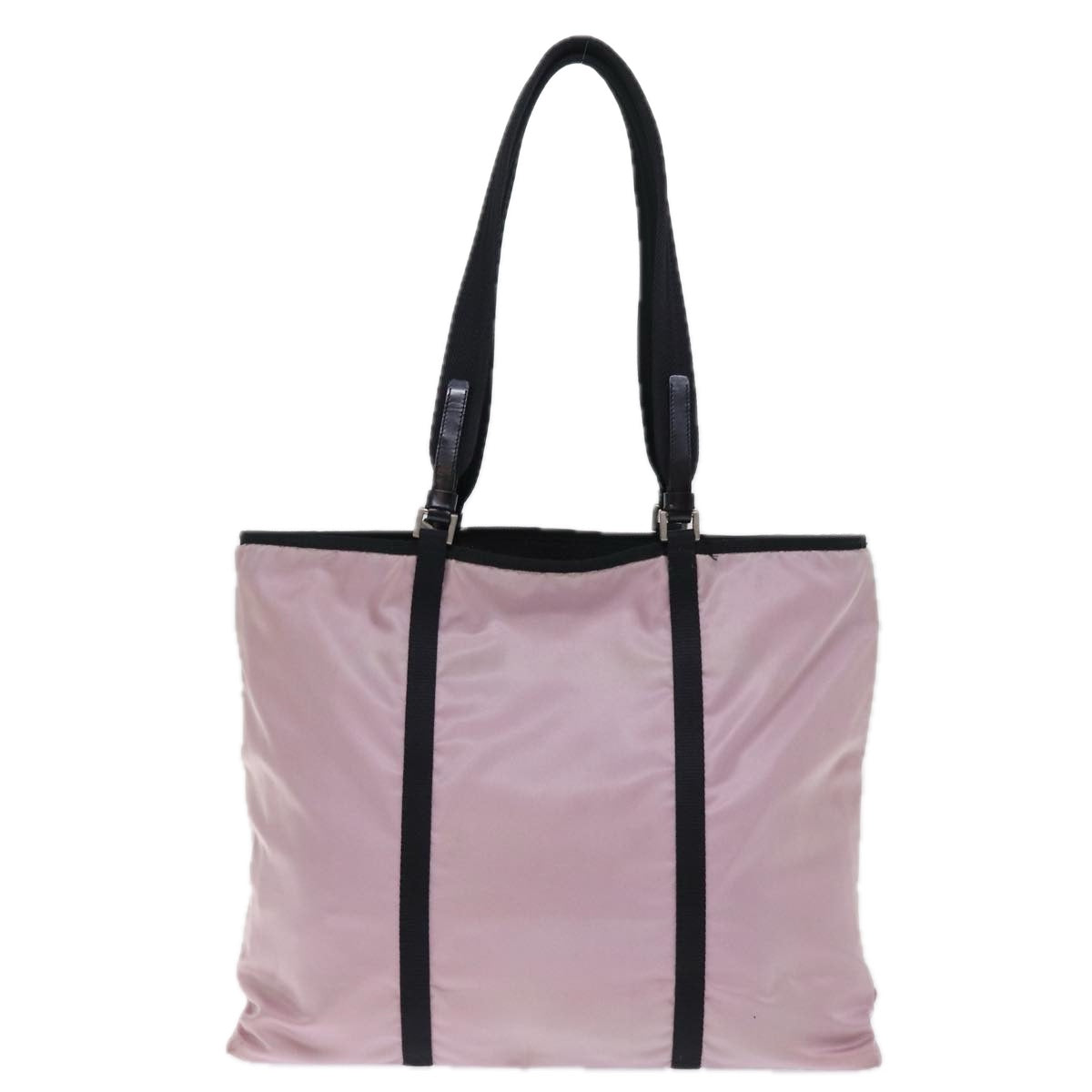 PRADA Tote Bag Nylon Pink Auth bs14170
