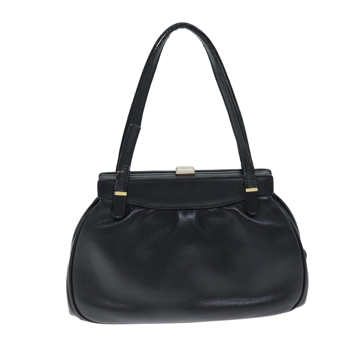 Luxury CELINE Hand Bag Leather Black 14458