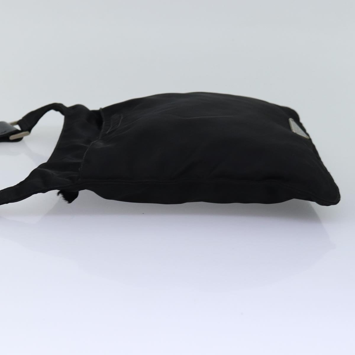 PRADA Shoulder Bag Nylon Black Auth bs14652