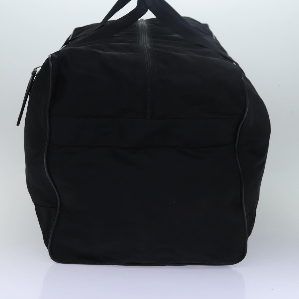 PRADA Boston Bag Enamel 2way Black Auth