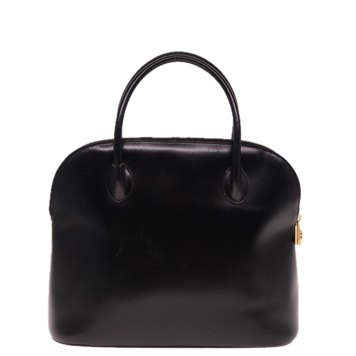 Luxury CELINE Hand Bag Leather 2way Black 15050