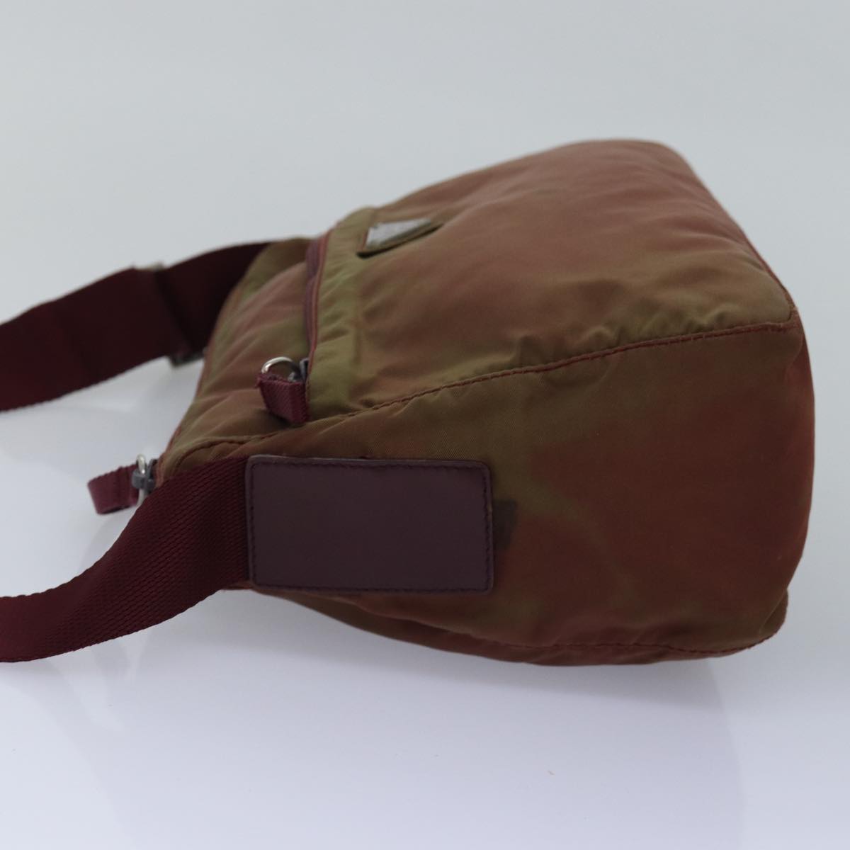 PRADA Shoulder Bag Nylon Red Auth bs15162