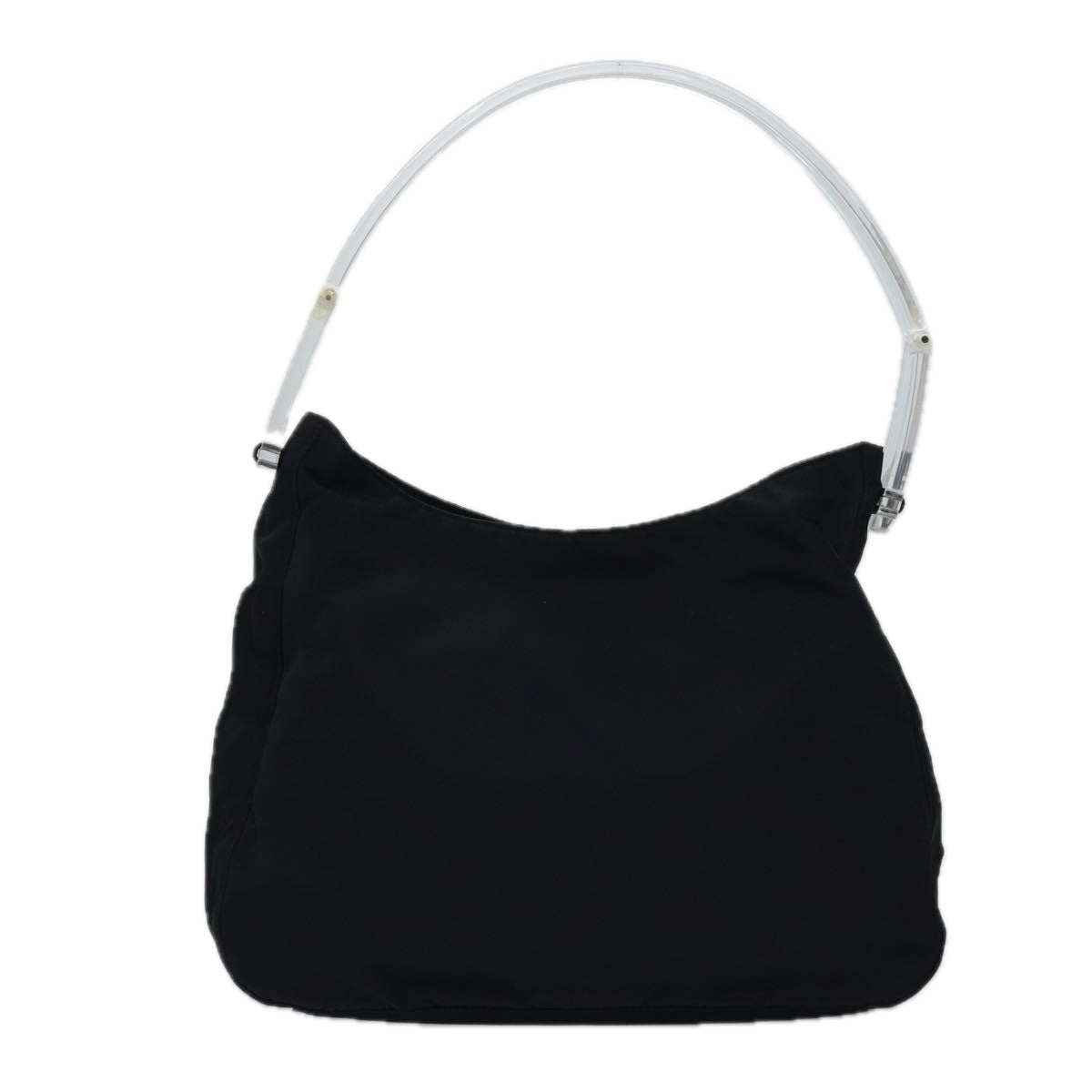 PRADA Shoulder Bag Nylon Black Auth bs15274