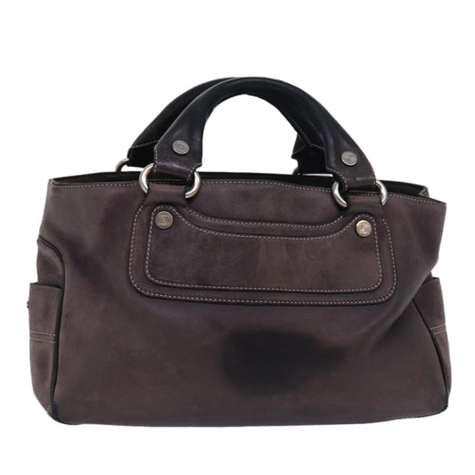Luxury CELINE Boogie bag Hand Bag Leather Brown 15627