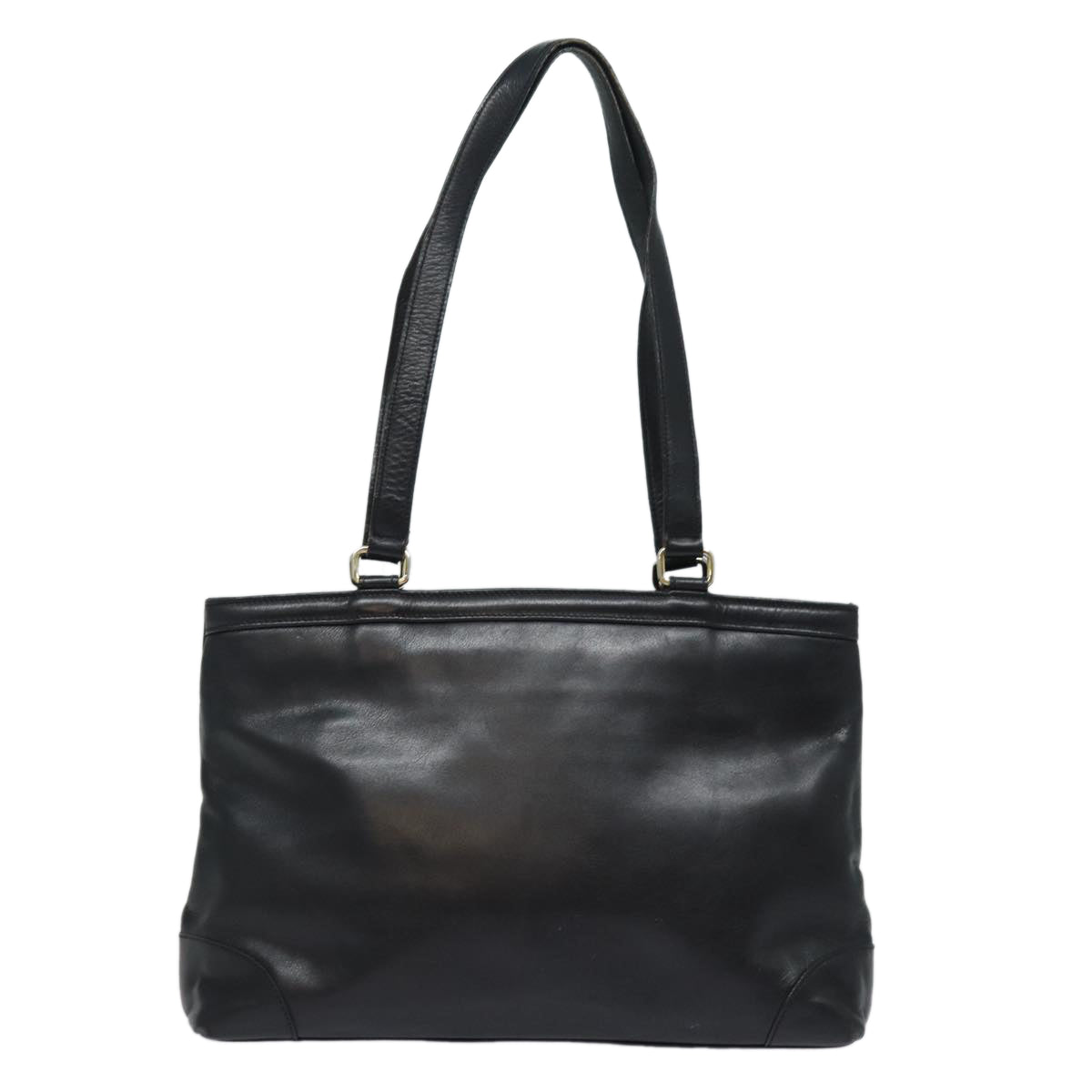 Luxury CELINE Tote Bag Leather Black 15635