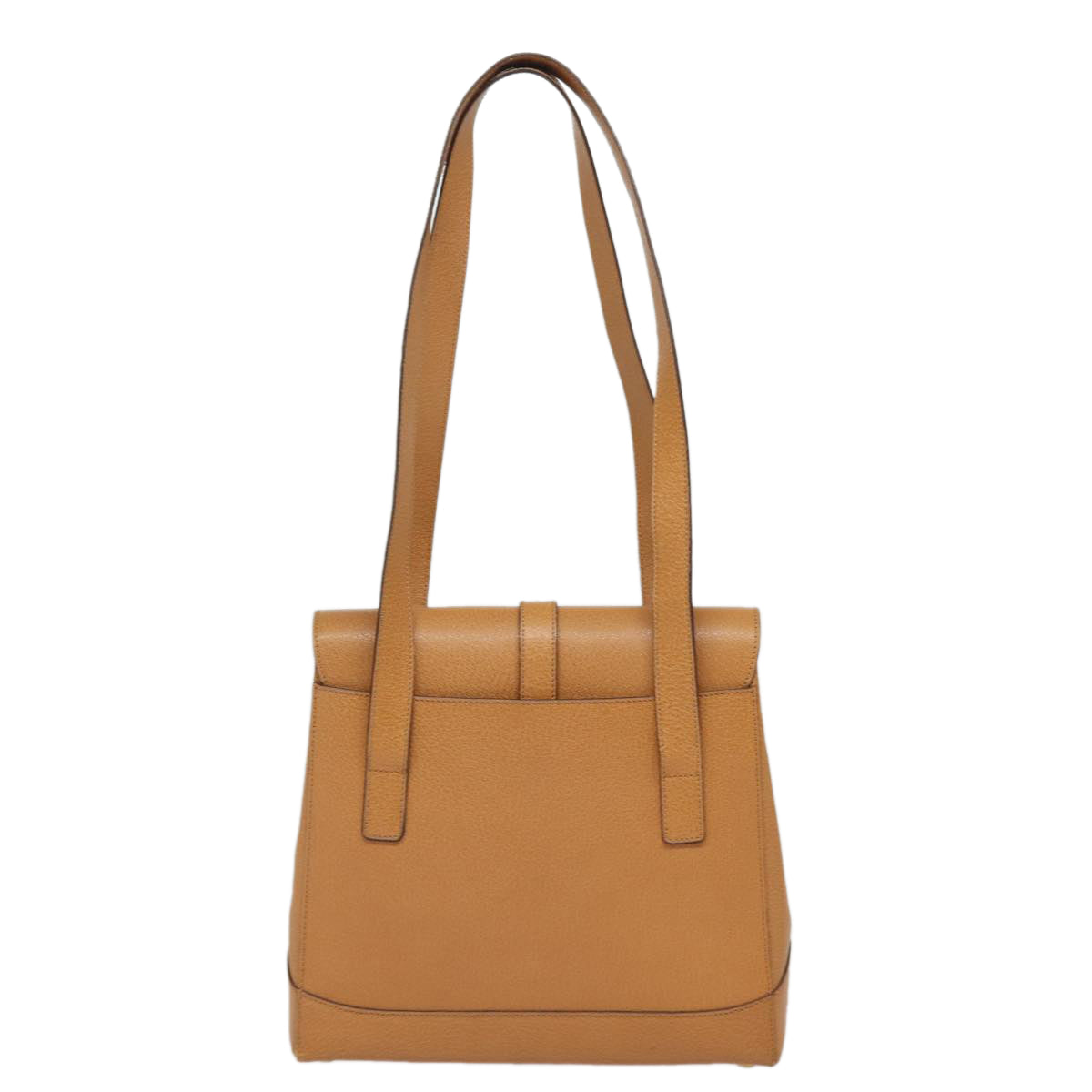 Luxury CELINE Shoulder Bag Leather Brown 15636
