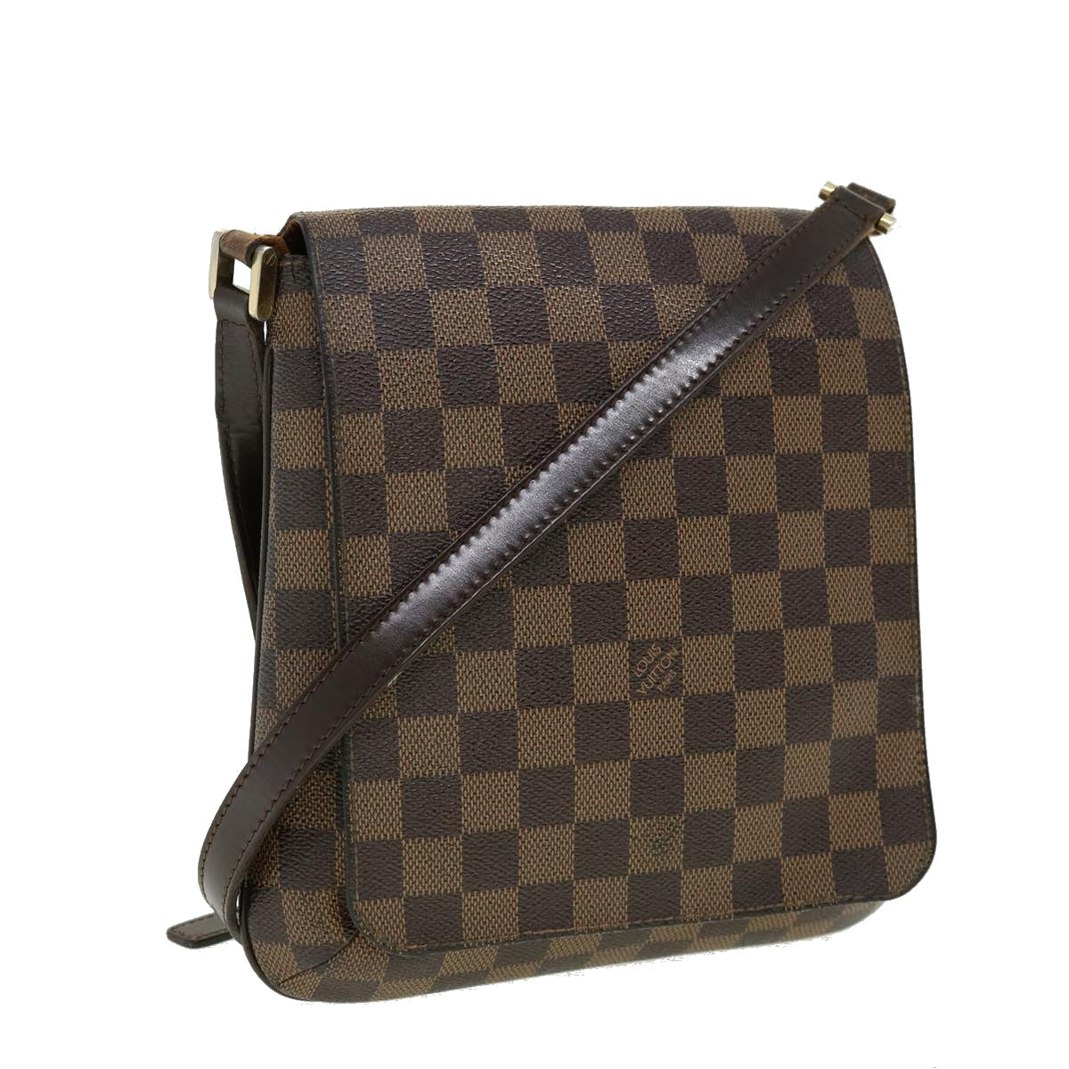 LOUIS VUITTON Damier Ebene Mtte Salsa Shoulder Bag LV Auth bs1617