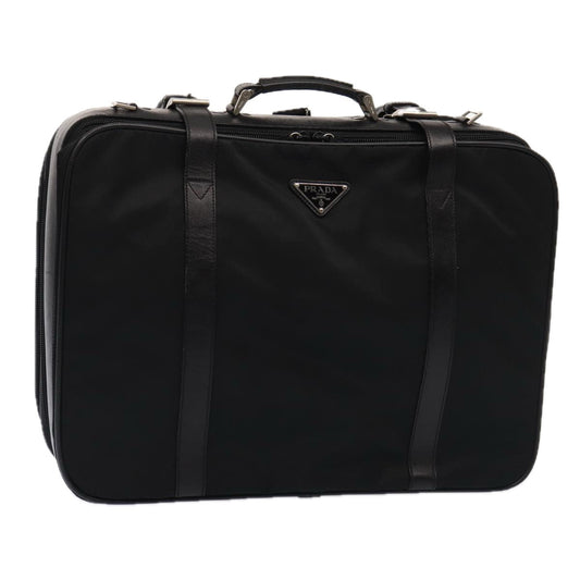 PRADA Boston Bag Nylon 2way Black Auth