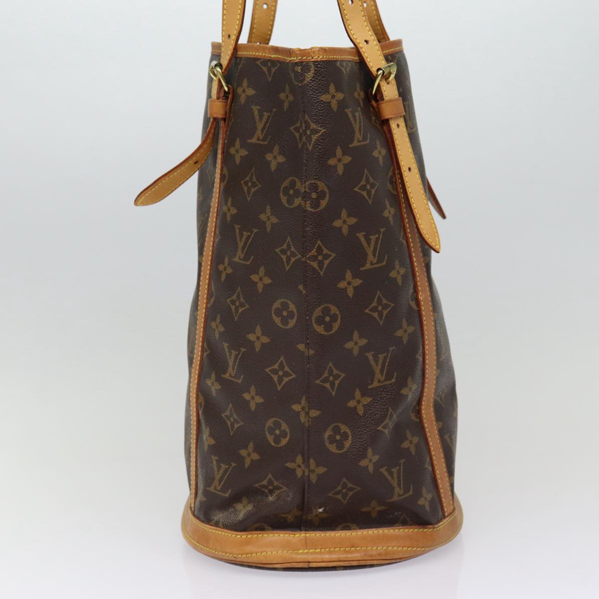 LOUIS VUITTON Monogram Bucket GM Shoulder Bag LV Auth bs16942