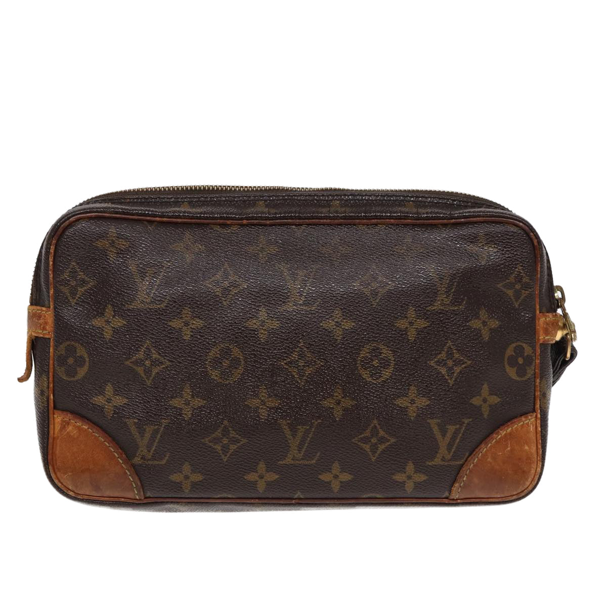 LOUIS VUITTON Monogram Marly Dragonne GM Clutch Bag LV Auth bs16946