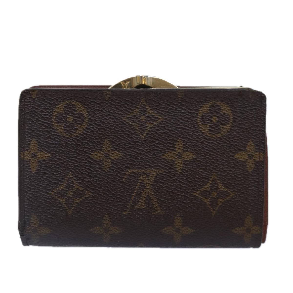 LOUIS VUITTON Monogram Porte Monnaie Billets Viennois Wallet M61663 Auth bs17090