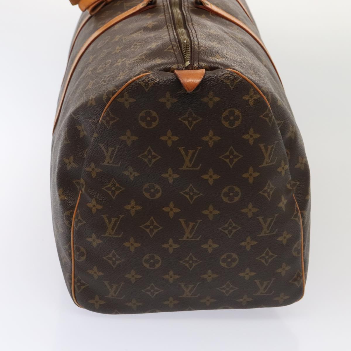LOUIS VUITTON Monogram Keepall 55 Boston Bag M41424 LV Auth bs17135
