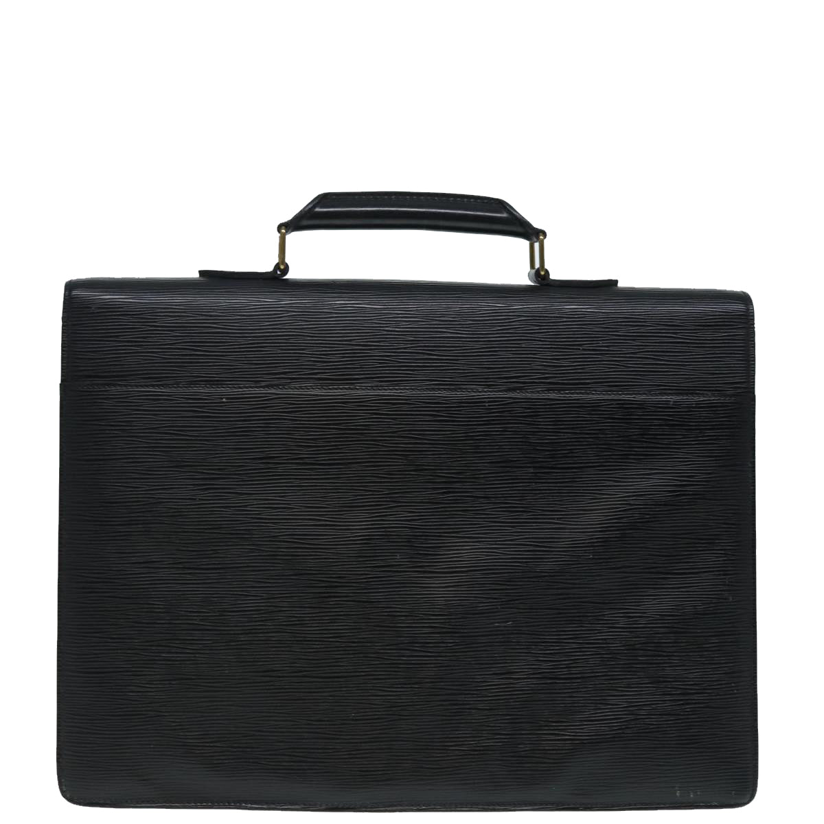 LOUIS VUITTON Epi Serviette Conseiller Briefcase Black LV Auth bs17184 Handbag