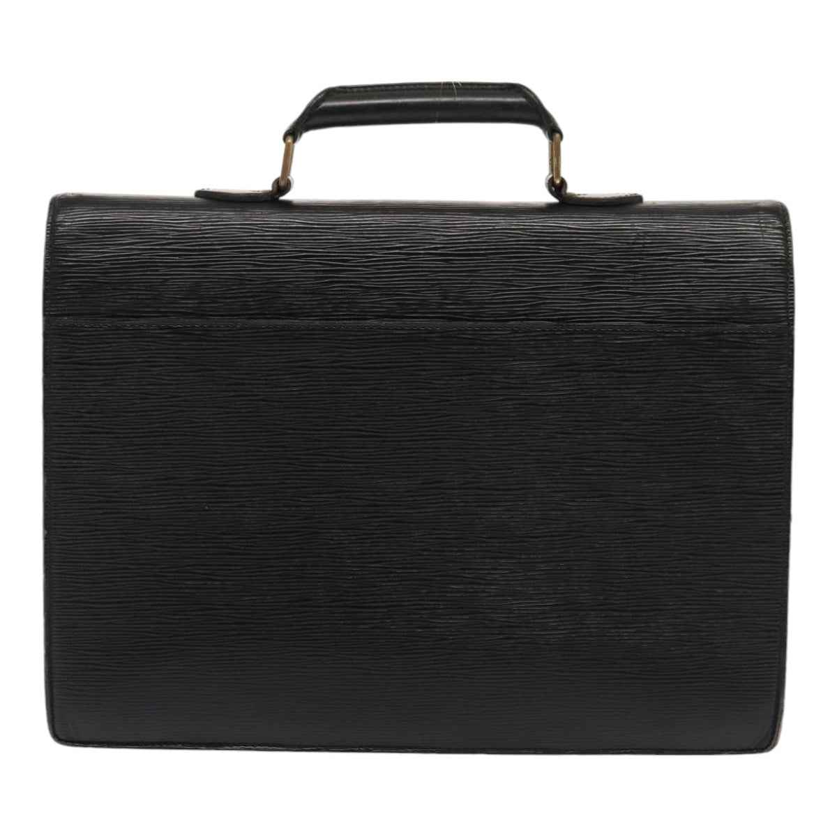 LOUIS VUITTON Epi Serviette Conseiller Briefcase Black M54422 LV Auth bs17515
