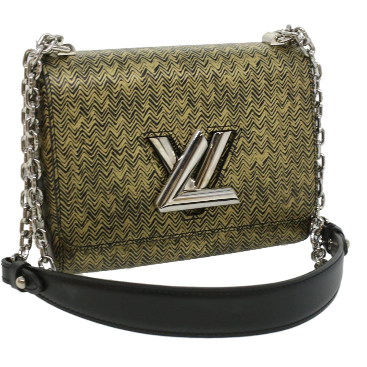 LOUIS VUITTON Epi Twist PM Shoulder Bag Gold LV bs3149A
