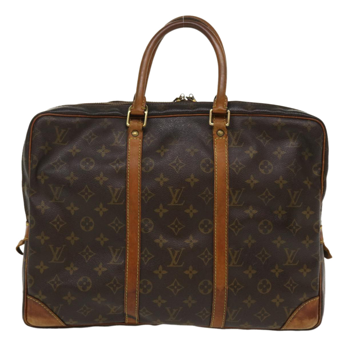 LOUIS VUITTON Monogram Porte Documents Voyage Business Bag LV Auth bs3894
