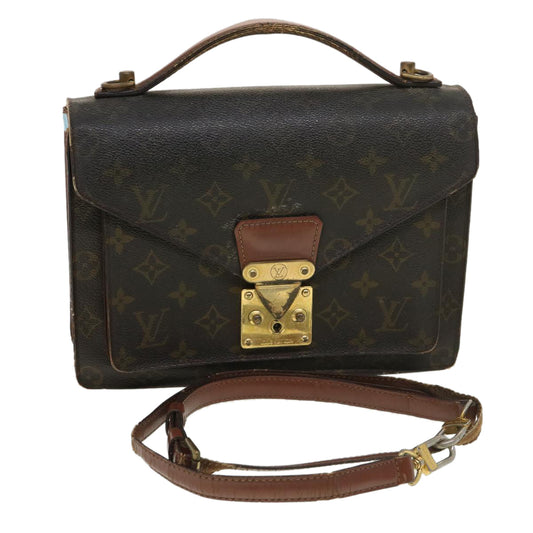 LOUIS VUITTON Monogram Monceau26 Shoulder Bag 2way M51187 LV bs4675