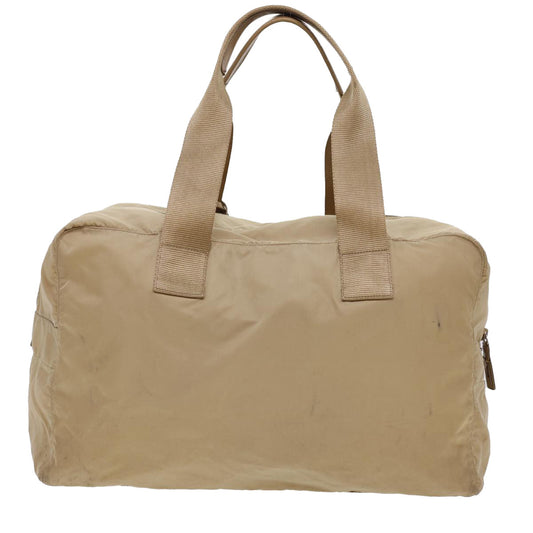 Prada Boston Bag Nylon Beige