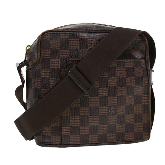 LOUIS VUITTON Damier Ebene Olaf PM Shoulder Bag N41442 LV Auth bs5247