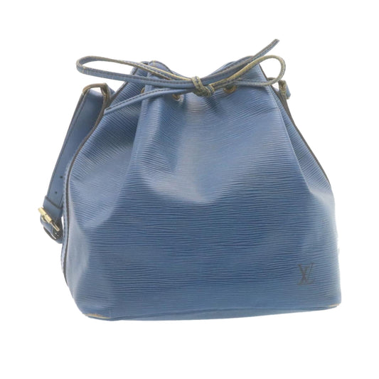LOUIS VUITTON Epi Petit Noe Shoulder Bag Blue M44105 LV bs546