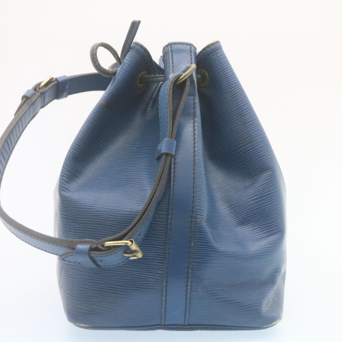 LOUIS VUITTON Epi Petit Noe Shoulder Bag Blue M44105 LV bs546
