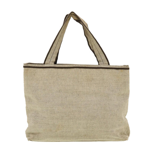 Prada Hand Bag Canvas Gray