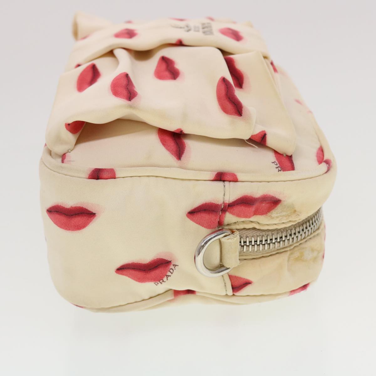 Prada Chain Shoulder Bag Nylon White