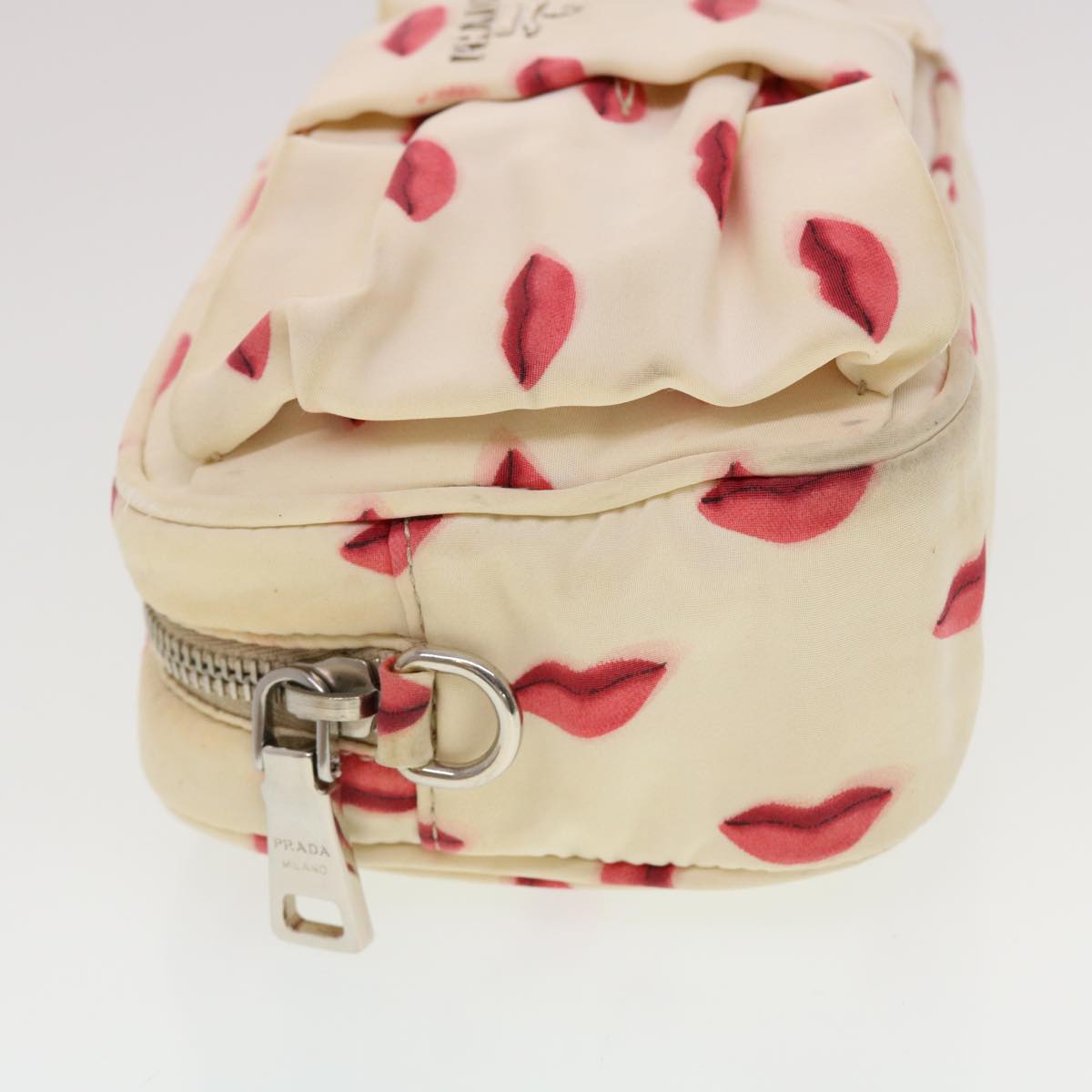 Prada Chain Shoulder Bag Nylon White
