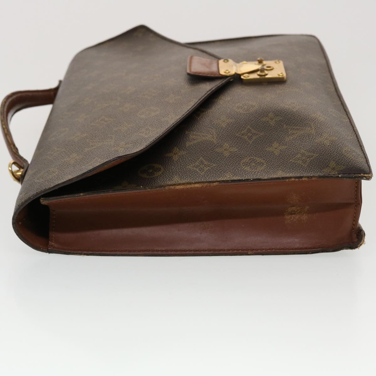 LOUIS VUITTON Monogram Porte Documents Bandouliere Bag 2way M53338 Auth bs5892