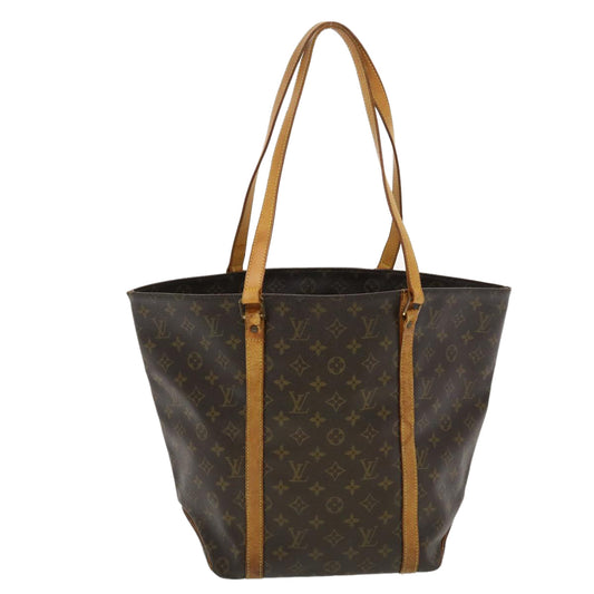 LOUIS VUITTON Monogram Sac Shopping Tote Bag M51108 LV Auth bs5929