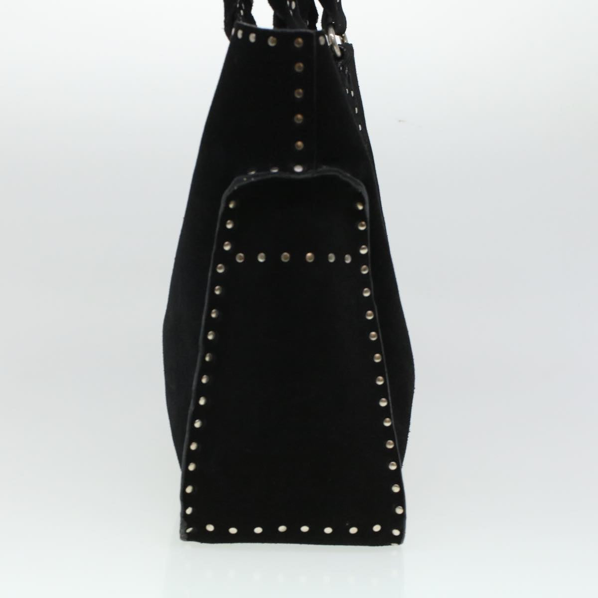 Luxury CELINE Hand Bag Suede Black 6034