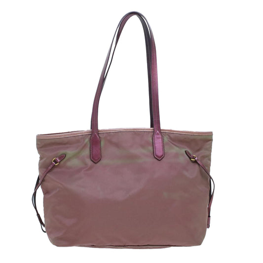 Prada Tote Bag Nylon Pink