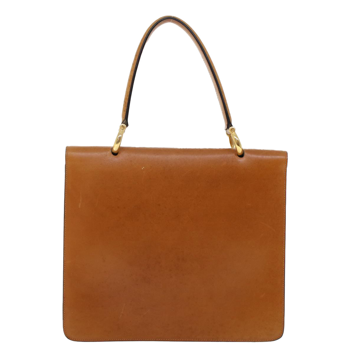 Luxury CELINE Hand Bag Leather Brown 6244