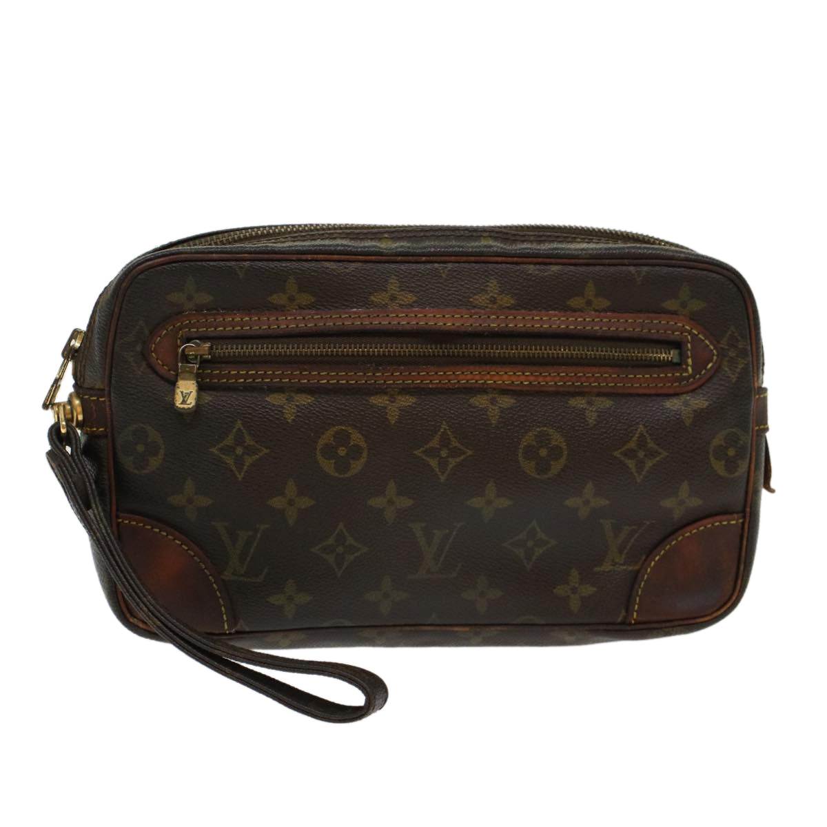 LOUIS VUITTON Monogram Marly Dragonne PM Clutch Bag M51827 LV bs6801