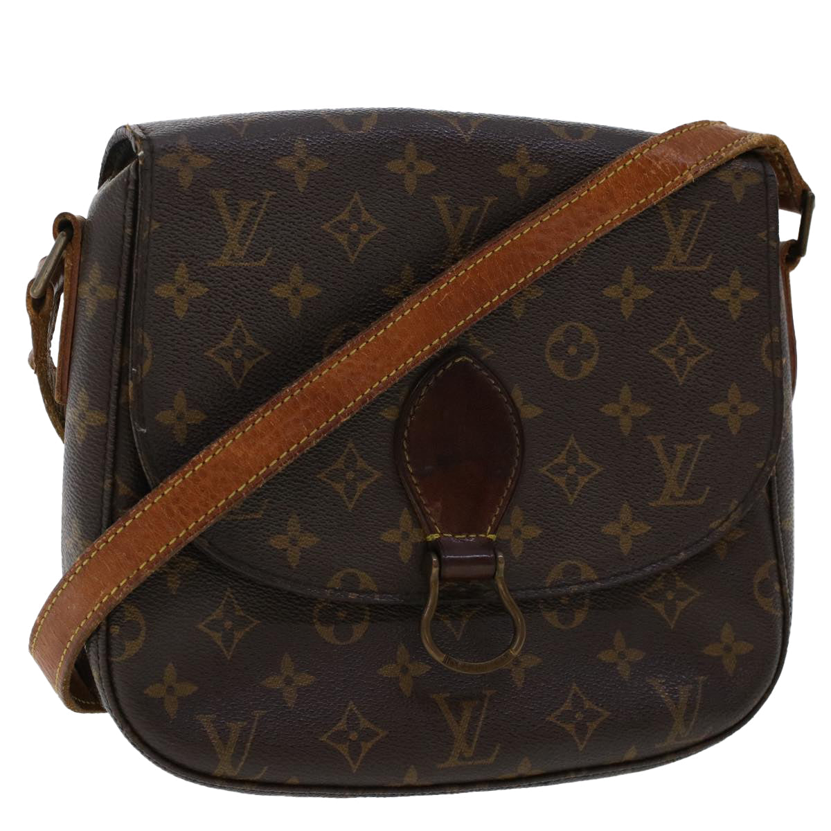 LOUIS VUITTON Monogram Saint Cloud GM Shoulder Bag LV bs6817