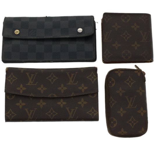 LOUIS VUITTON Monogram Wallet 4Set LV bs6832