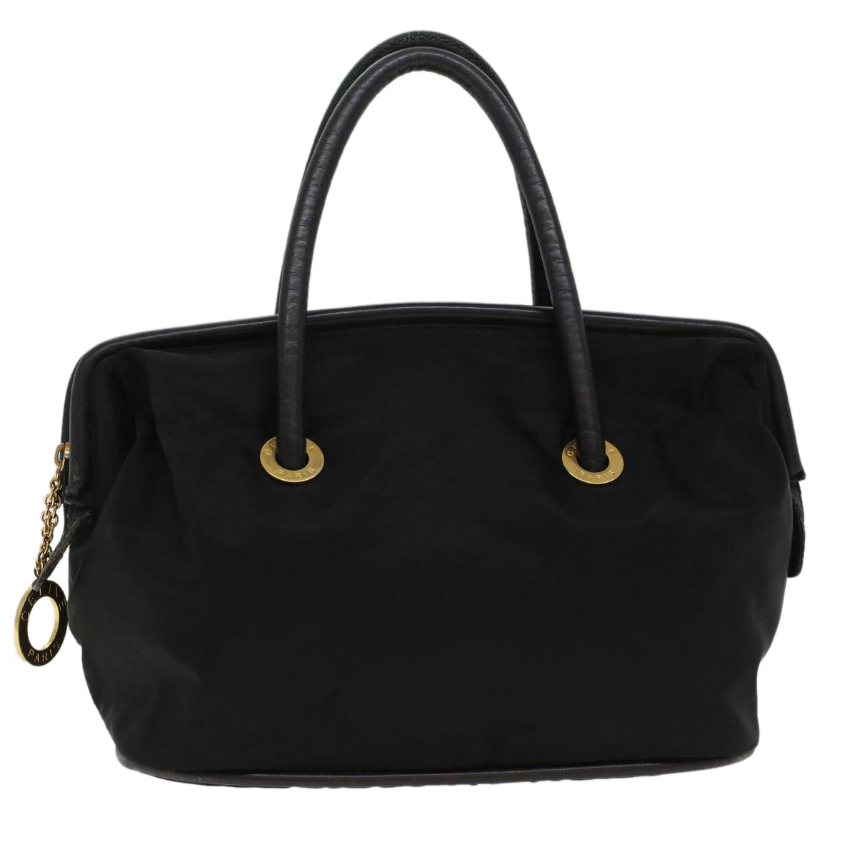 Luxury CELINE Shoulder Bag Nylon Black 6872