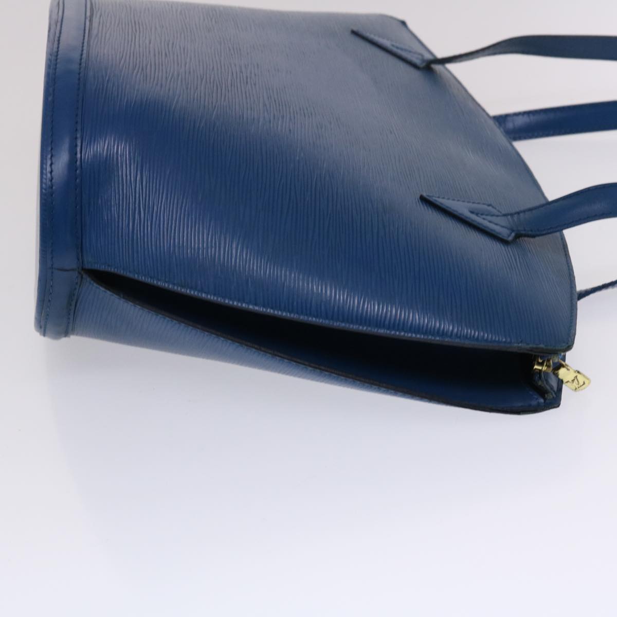 LOUIS VUITTON Epi Saint Jacques Shopping Shoulder Bag Blue LV Auth bs6947