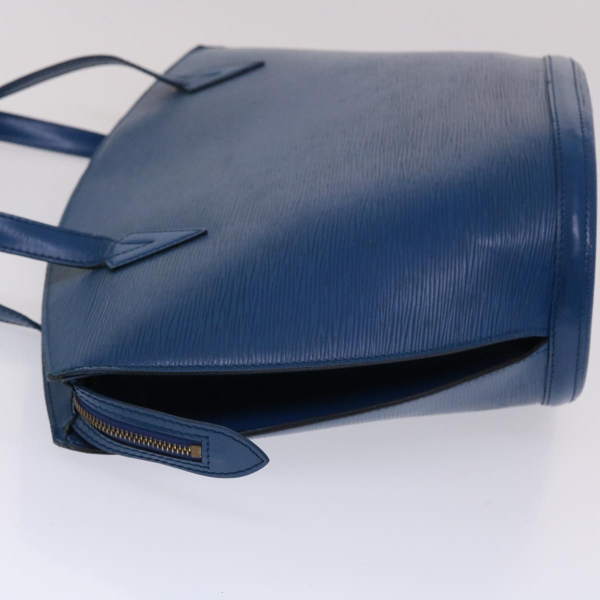 LOUIS VUITTON Epi Saint Jacques Shopping Shoulder Bag Blue LV Auth bs6947