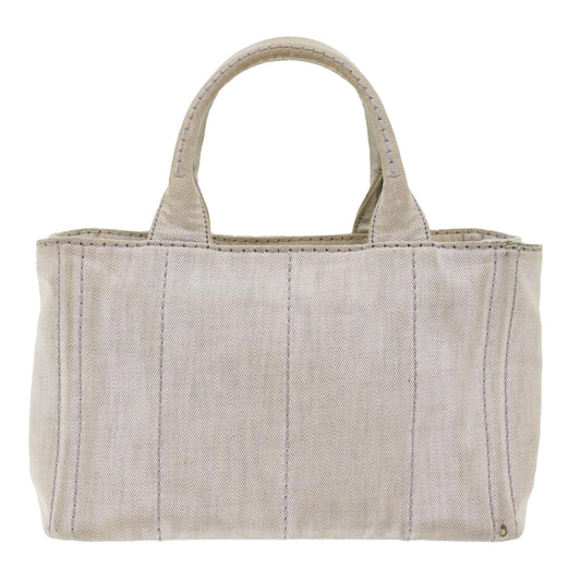 PRADA Kanapa PM Hand Bag Canvas White Auth