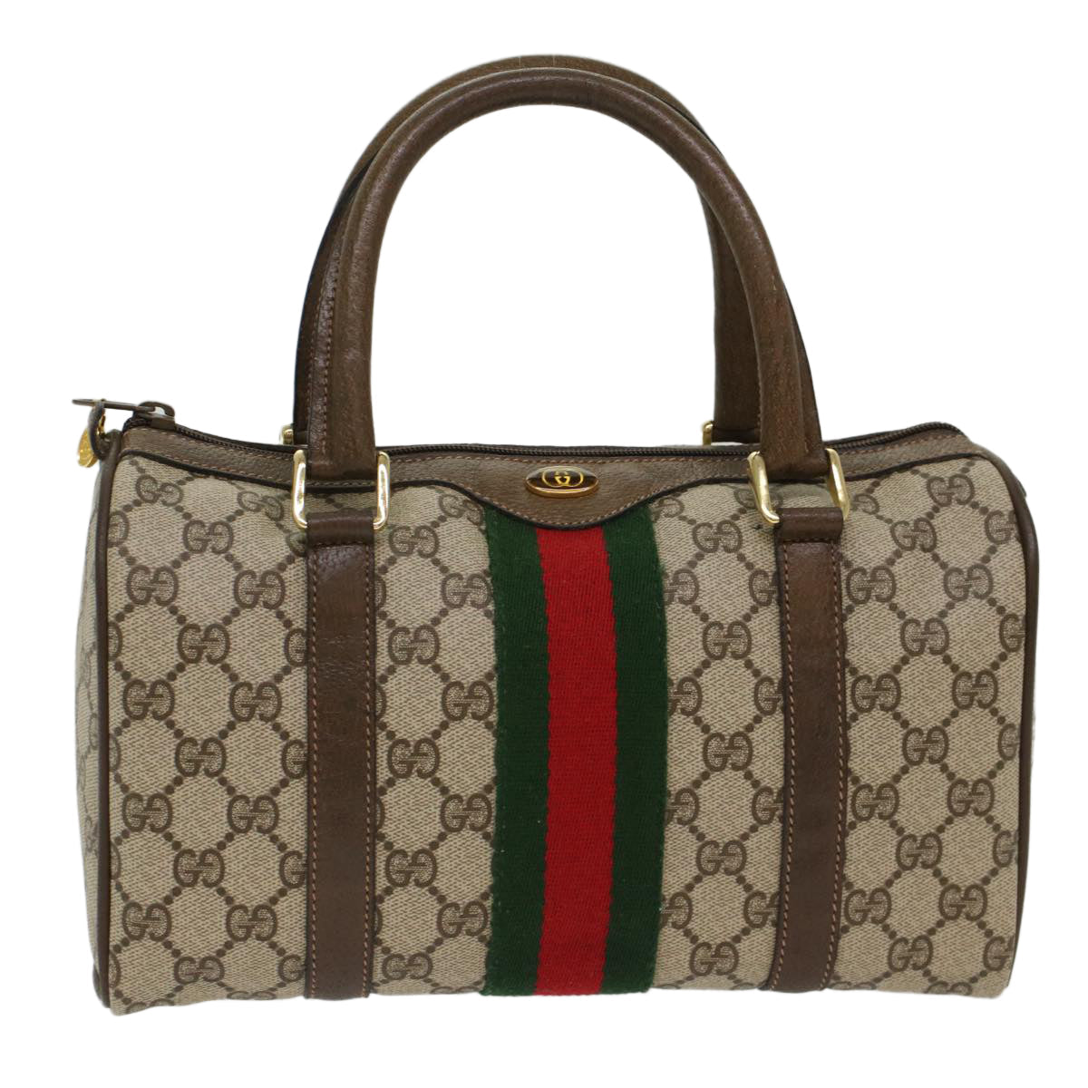 Gucci Canvas Top Handle Handbag