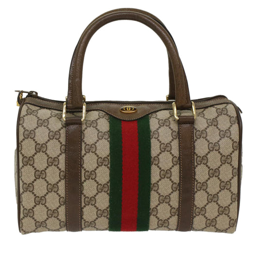 Gucci Canvas Top Handle Handbag