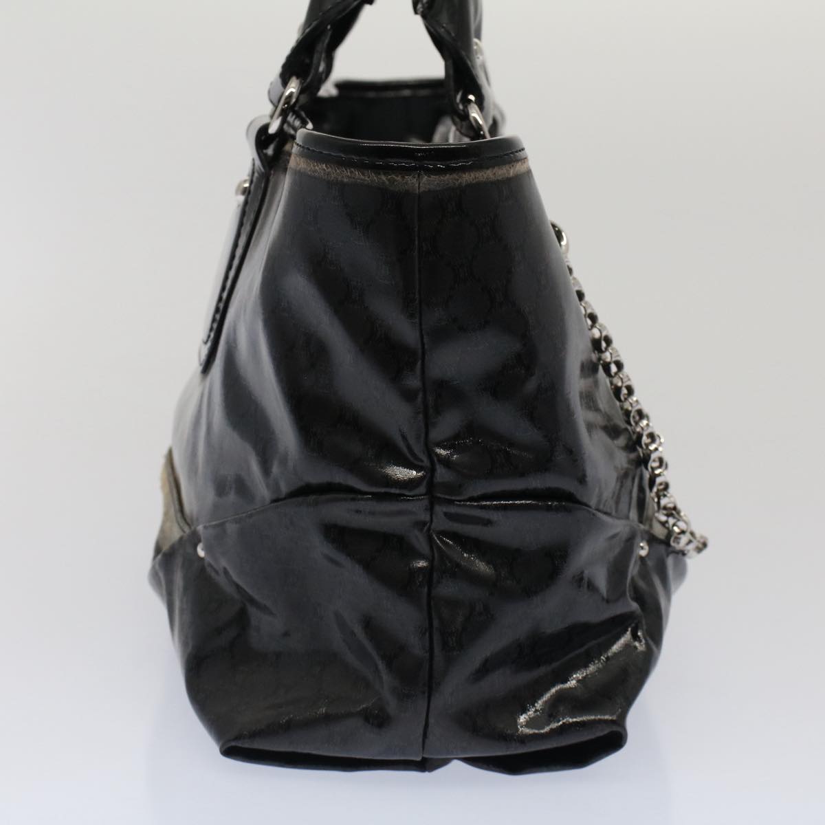 Luxury CELINE Hand Bag Coated Canvas Black 7601
