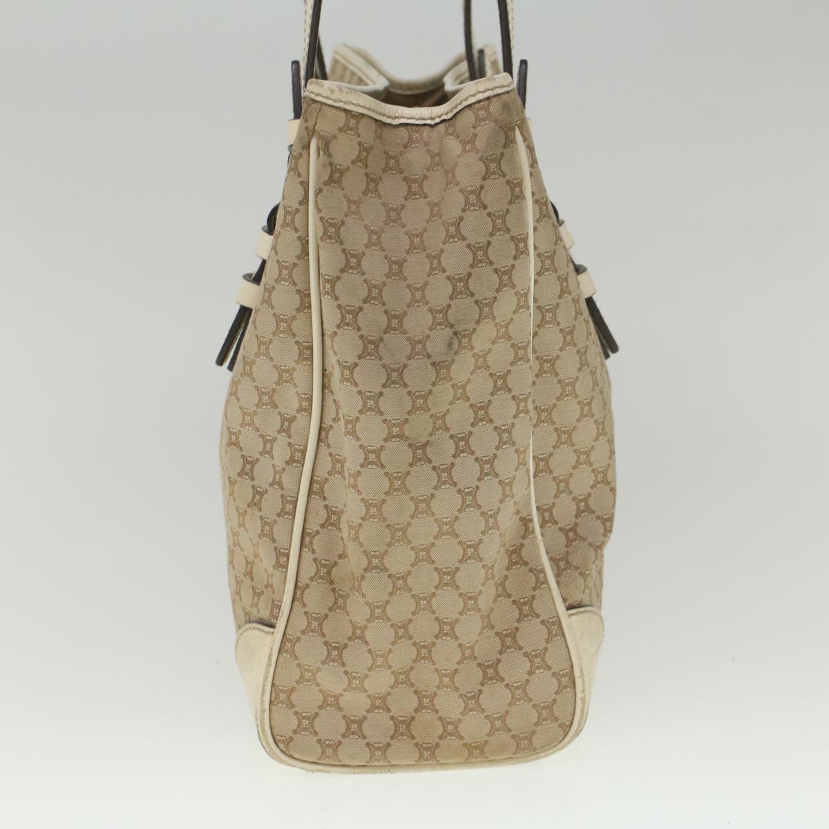 Luxury CELINE Macadam Canvas Tote Bag Beige 9213